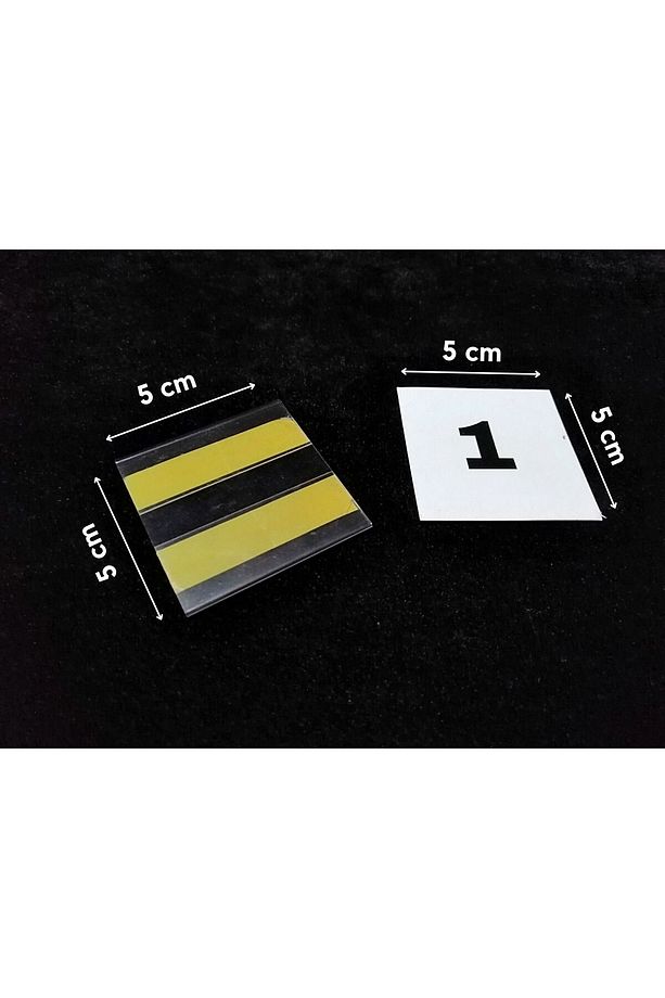 Yapışkanlı Pvc Isimlik Etiketlik Ve 1-10 Arası Numaralar Peçetelik Dolap Numaraları Sayı Takımı - 2