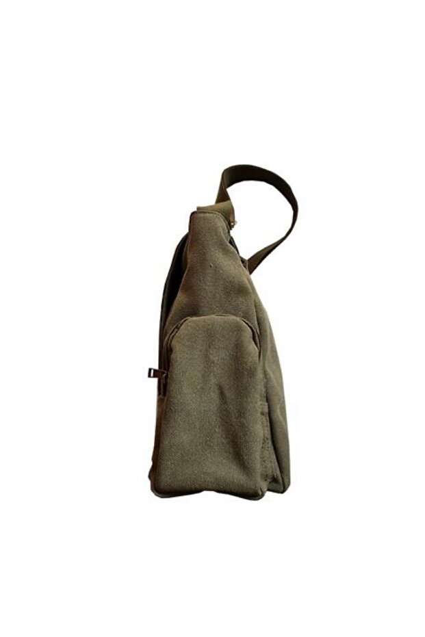 حقيبة ساعي البريد الكاكي - 4