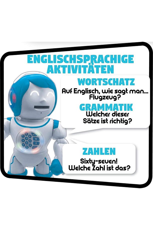 Pedagojik ve İki Dilli Almanca-İngilizce Robot, Yürüyen Konuşan Dans Eden Şarkı Söyleyen Robot - 6