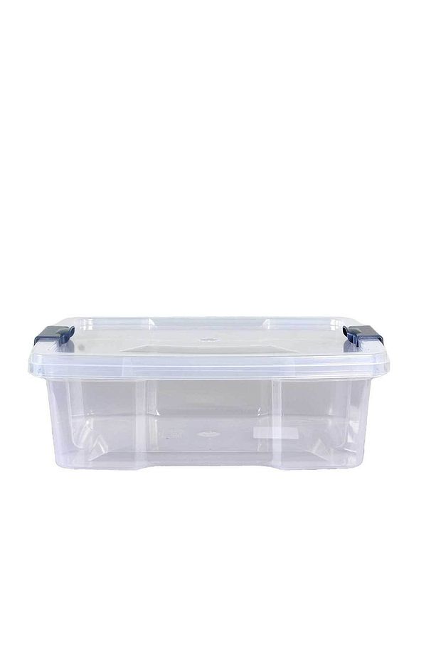 Q-lear Box 3,5 L Kilitli Şeffaf Saklama Kutusu Seti -3'lü - 4