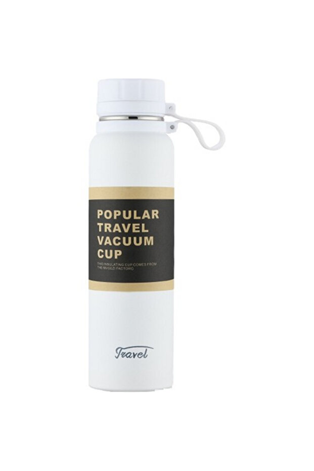 Thermos Cup Large Capacity Portable Sports Stainless Steel Water Bottle