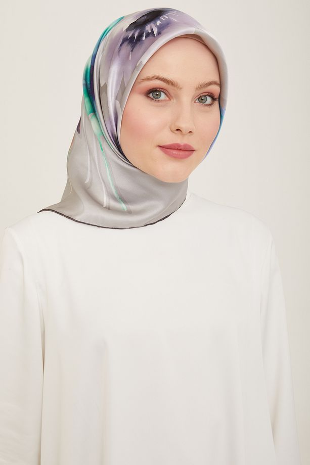 ARMİNE İPEK EŞARP 9105D (T) - 1