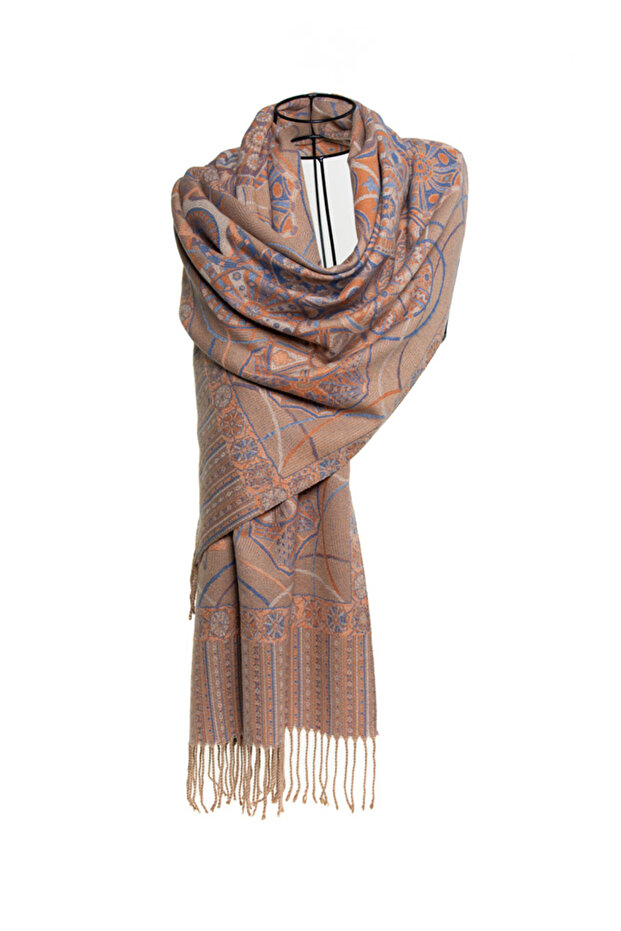 MODAL CASHMERE JACQUARD SHAL (JAMWAR)