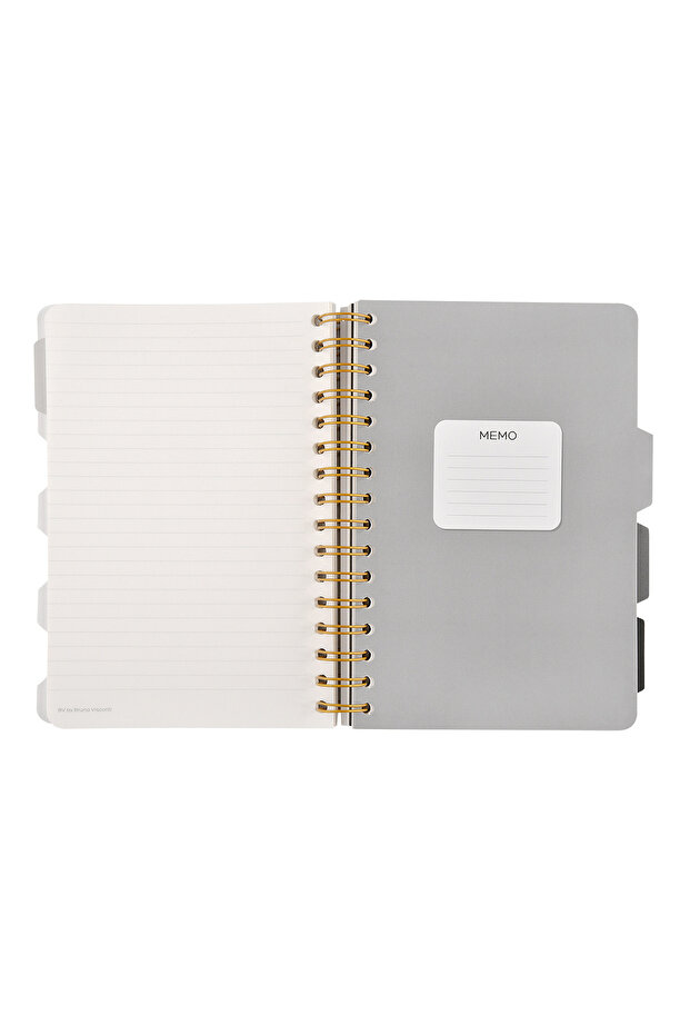 Spiral Notebook A5 with 4 Bookmarks, 30 MakeStriped, 30 MakeStriped, 30 MakeDotted, 30 MakeStraight - 7