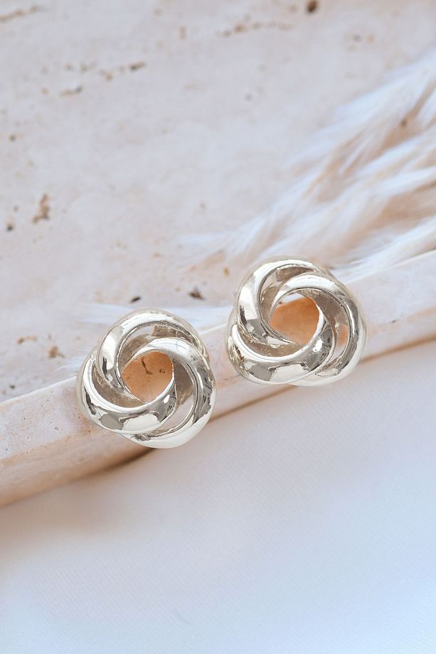 Silver Loop Küpe - 1