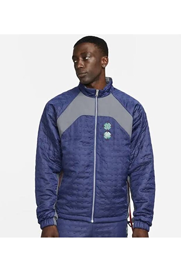 Jordan x CLOT Jacket Navy - 2