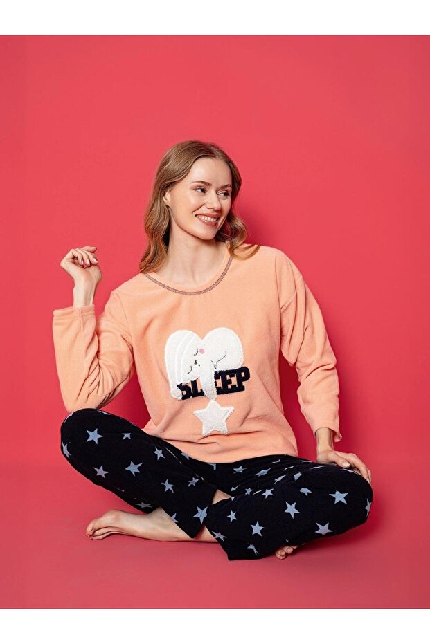 Women's Soft Fleece Plush Pajama Set New Season