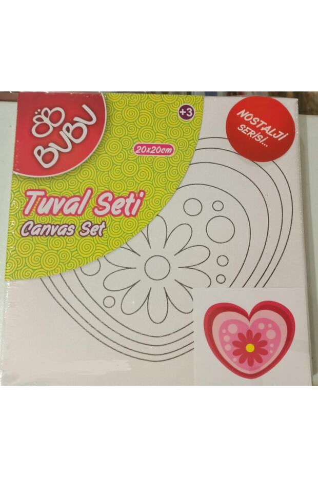 Bu-Bu 20X20 Desenli Tuval Tu002 - 1