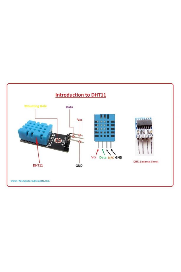 Dht11 Sıcaklık Ve Nem Sensörü Modülü - 2