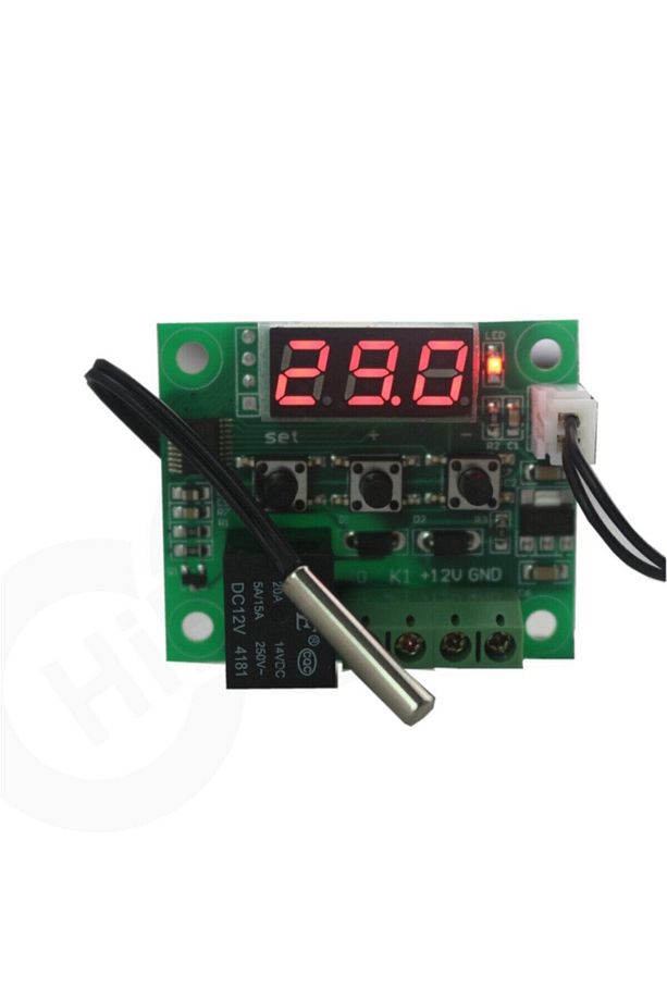 W1209 Dc 12v Kuluçka Termostat Sıcaklık Kontrol - 1