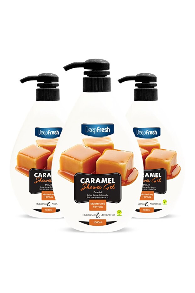 Karamel Duş Jeli 3 x 1 lt - 1