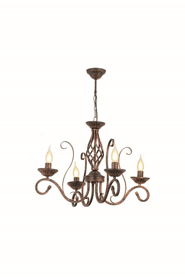 Selis 4'lü Eskitme Sarkıt Avize - 1