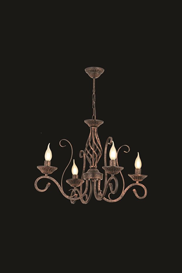 Selis 4'lü Eskitme Sarkıt Avize - 2