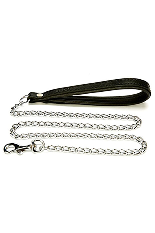 Comfort Leather Handle Chain Travel Black 4X110 cm