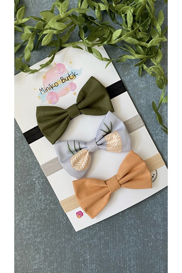 Boy's Colorful Children's Bow Tie Set of 3