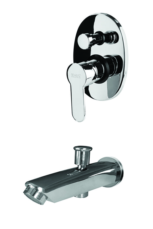 Domino Built-in Bathroom Faucet with Valve and Beak971131