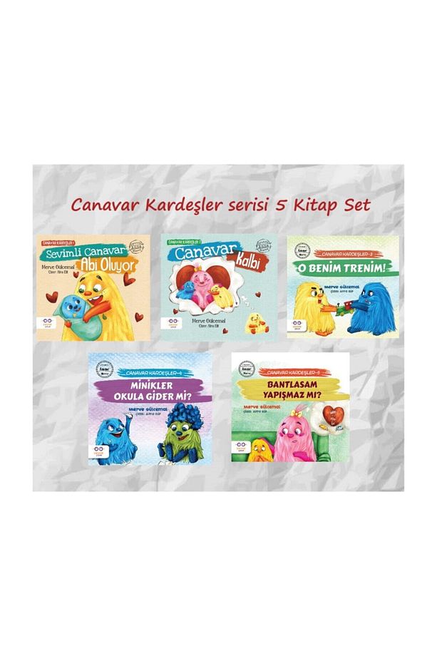 Canavar Kardeşler Serisi 5 Kitap Set - Merve Gülcemal - 1