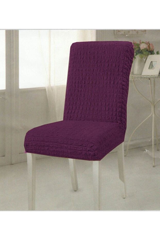 Bürümcük Cotton Skirtless Elastic Chair Cover (6 Pcs)
