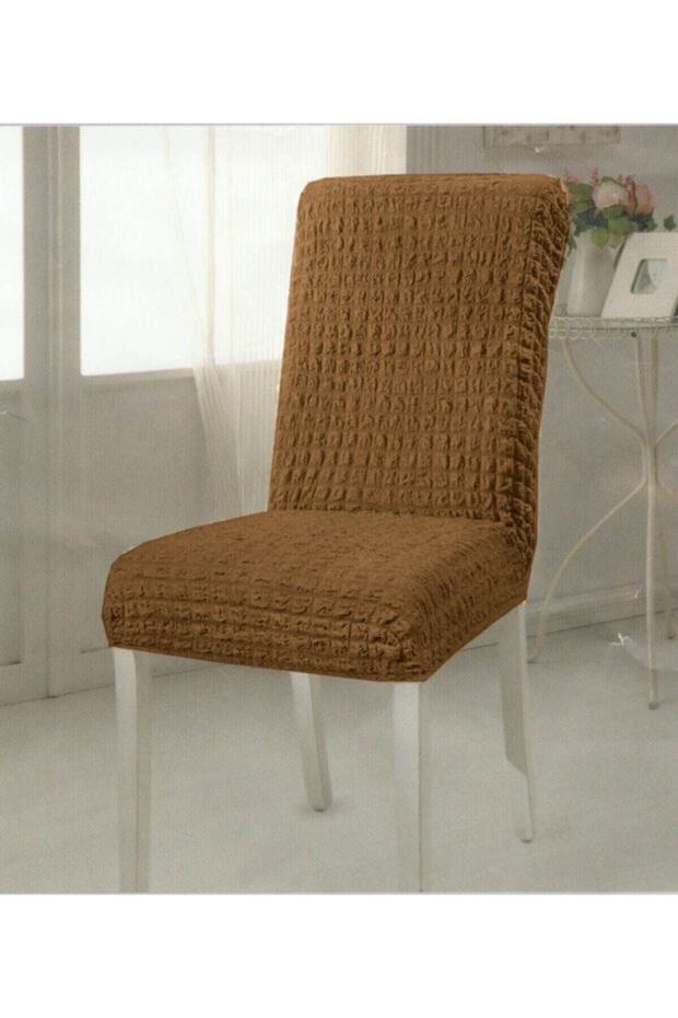 Bürümcük Cotton Skirtless Elastic Chair Cover (6 Pcs)
