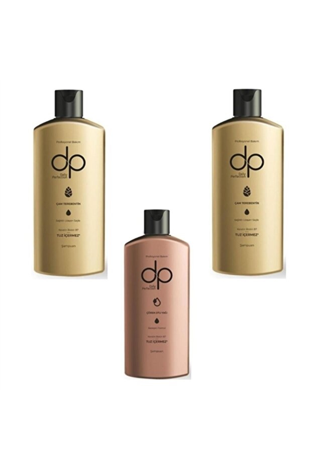 Shampoo 2X250 ml Pine Turpentine Salt-Free Shampoo 250 ml Black Cumin Oil