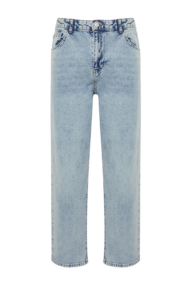 Mavi Baggy/90's Straight Fit Jeans Bol Kot Pantolon TMNSS24JE00012 - 9