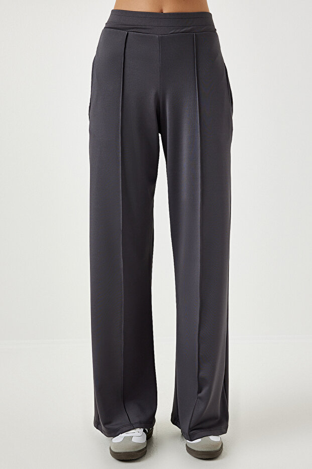 İp Askılı Midi Triko Elbise - 5