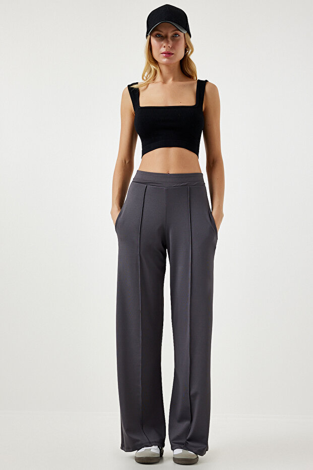 İp Askılı Midi Triko Elbise - 3