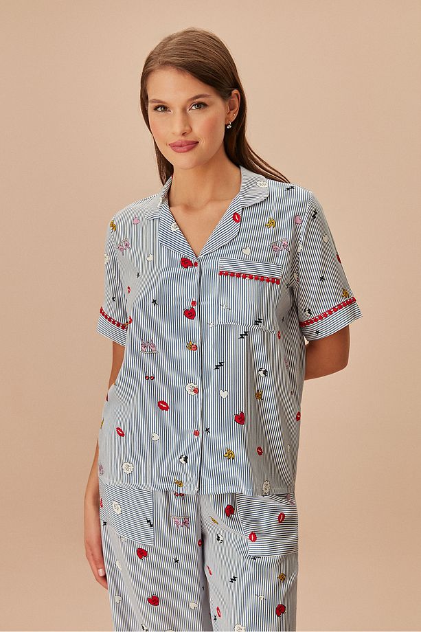 Smile Maskülen Pijama Takımı - 3