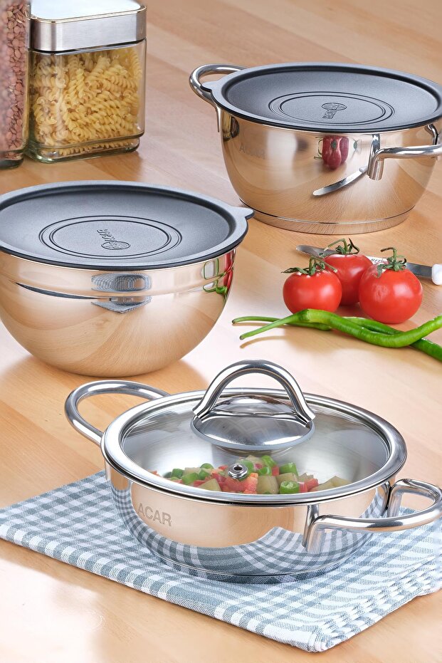 طقم أواني طهي كارات فيولا 6 قطع