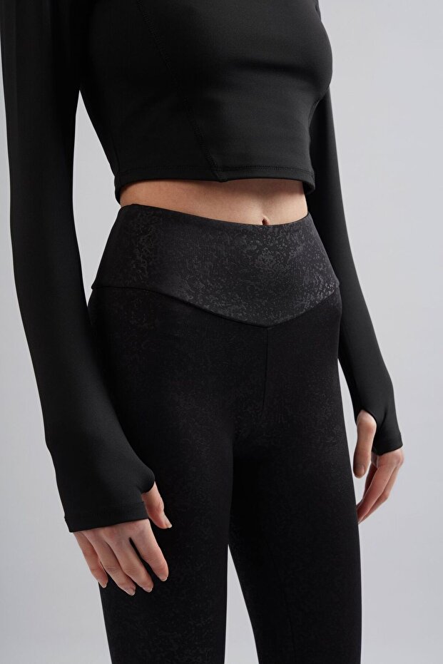 الجوارب السوداء منقوشة - 3