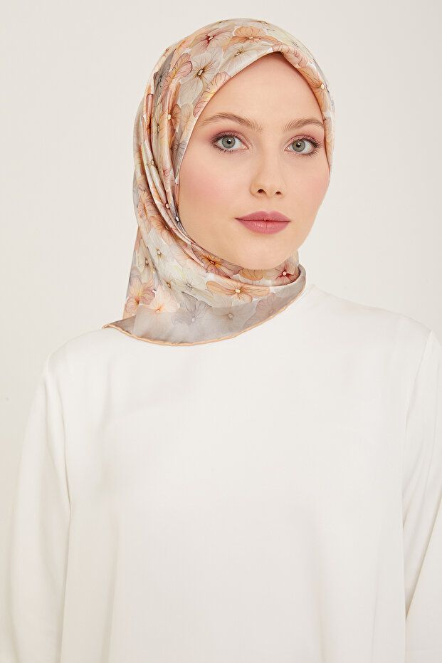 ARMİNE İPEK EŞARP 9108D (TWİLL) - 1