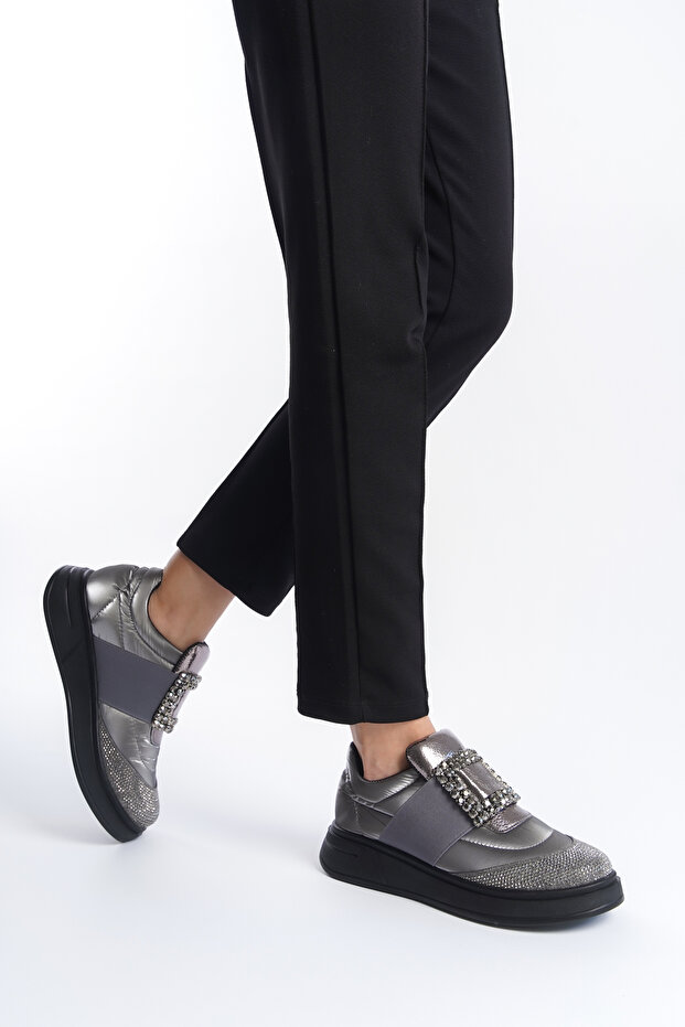 Kadın Sneaker Yüksek Taban Spor Ayakkabı - 2