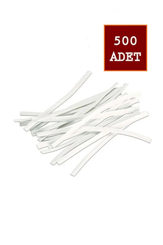 Poşet Ağzı Bağlama Teli Klips Tel 500 Adet 9cm - 1