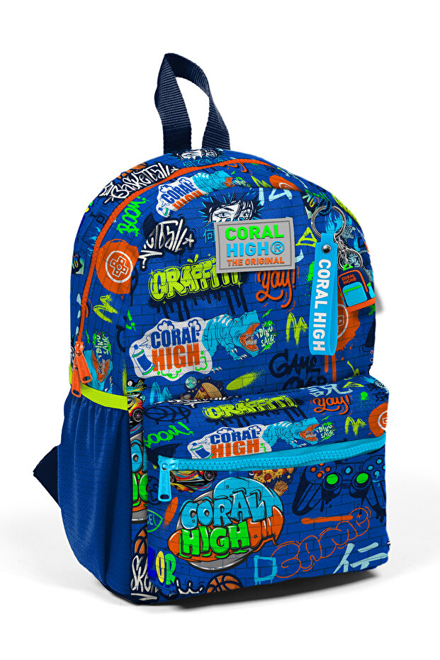 حقيبة ظهر صغيرة بتصميم جرافيتي من ساكس - حجرتين 23567 - 1