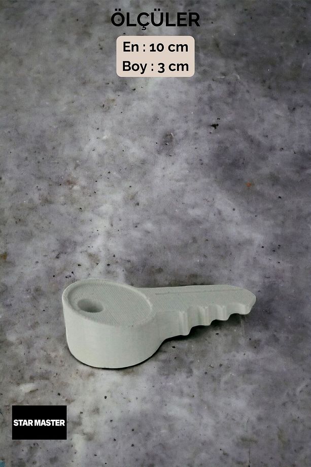Kapı Takozu Kapı Tutacağı Kapı Stoperi Kapı Durdurucu Beyaz 4 Adet Model 5 - 3