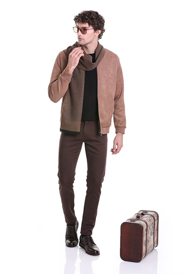 Taba Regular Fit Düz Bomber Yaka Mevsimlik Mont - 6