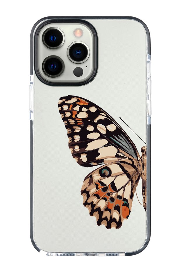 Ultra Protected Butterfly Pattern Impact Phone Case Compatible with iPhone 15 Pro
