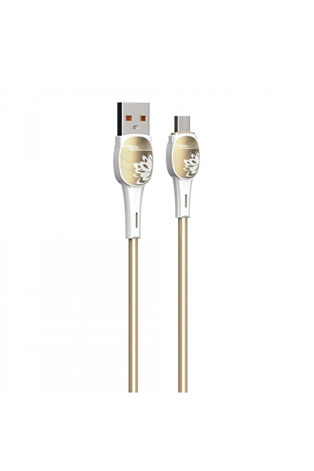 Ldnıo Hızlı Şarj Kablosu Lightning 2m Gold LS832 - 4