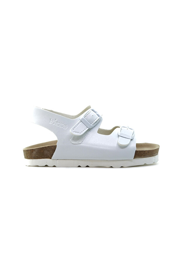 Vi̇cco Last Unisex Children's Light Sole Daily Sandals (22-36) 23Y 321.360 U White