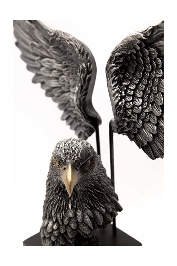 Kartal Baş Kanatlı Biblo Figür - 3