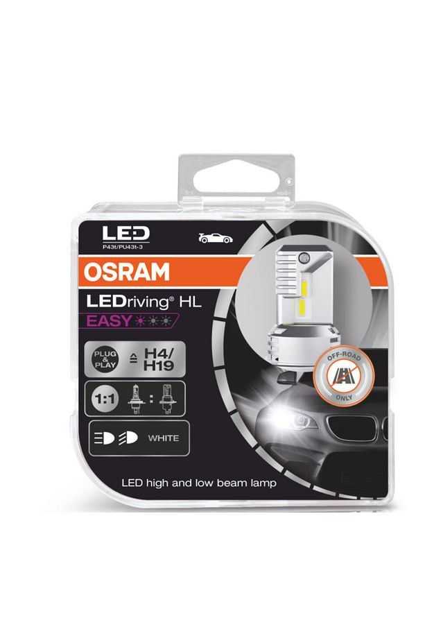 H4 LED Far Ampulü 12V  (1 Takım - 2 Adet) - 1
