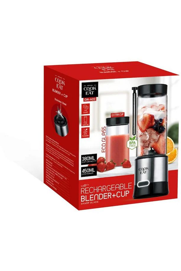 Eat GN-A02 Şarjlı 450 ml Paslanmaz Blender - 1