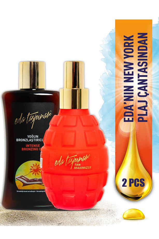 Tan Maxımızer Vücut Güneş Kremi 200 ml Yoğun Bronzlaştırıcı Yağ 200 ml - 1