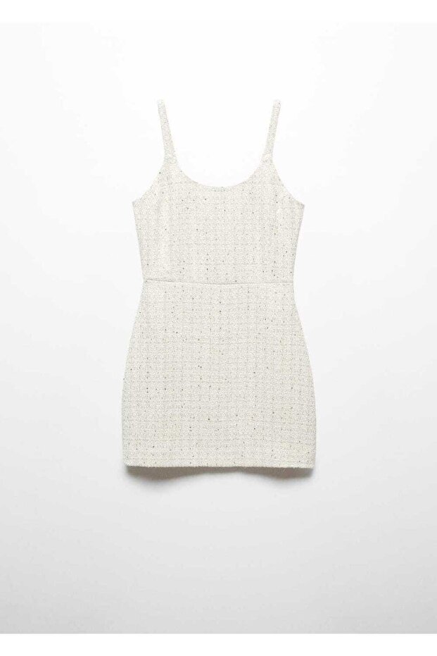 Askılı tüvit elbise - 3