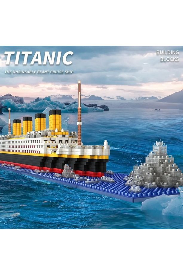 Titanic Gemi İnşa Kiti, 1860 Titanik Gemi Model Kiti, Teknoloji Yolcu Gemisi Yapı Seti - 5