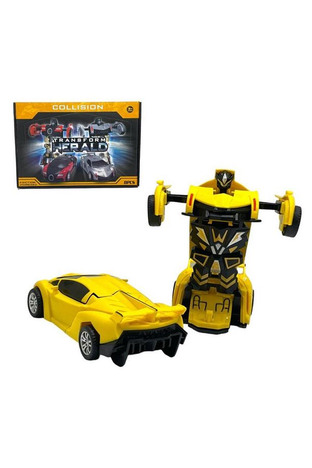 Transformers Robot 1:32 Kendinden Robota Dönüşebilen Araba - Çek Bırak Robota Dönüşen Araba - 2