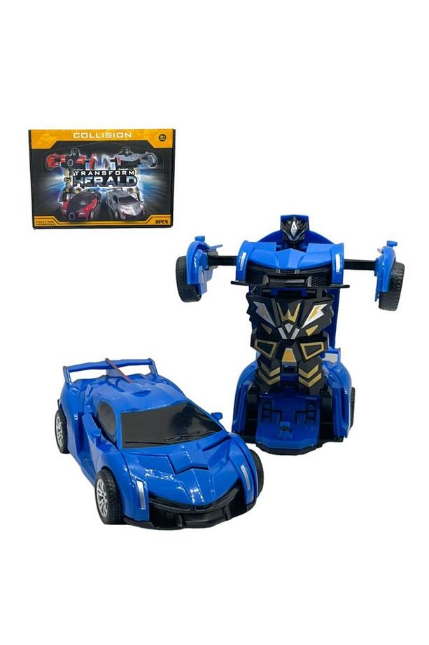 Transformers Robot 1:32 Kendinden Robota Dönüşebilen Araba - Çek Bırak Robota 4'Lü Set - 5