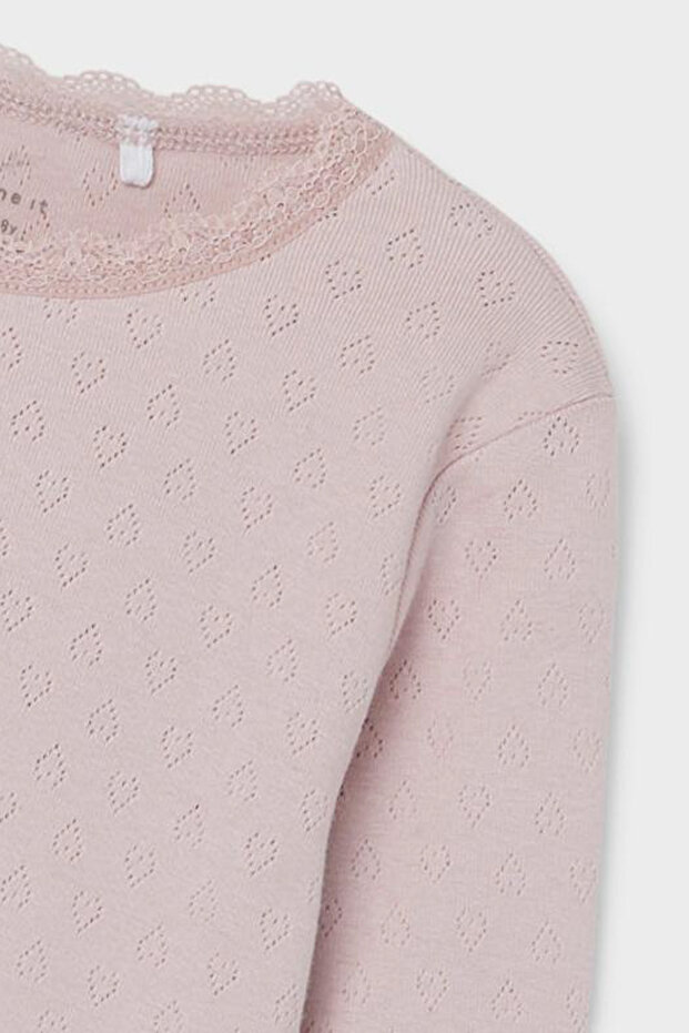 Mädchen Bluse Rosa - 3