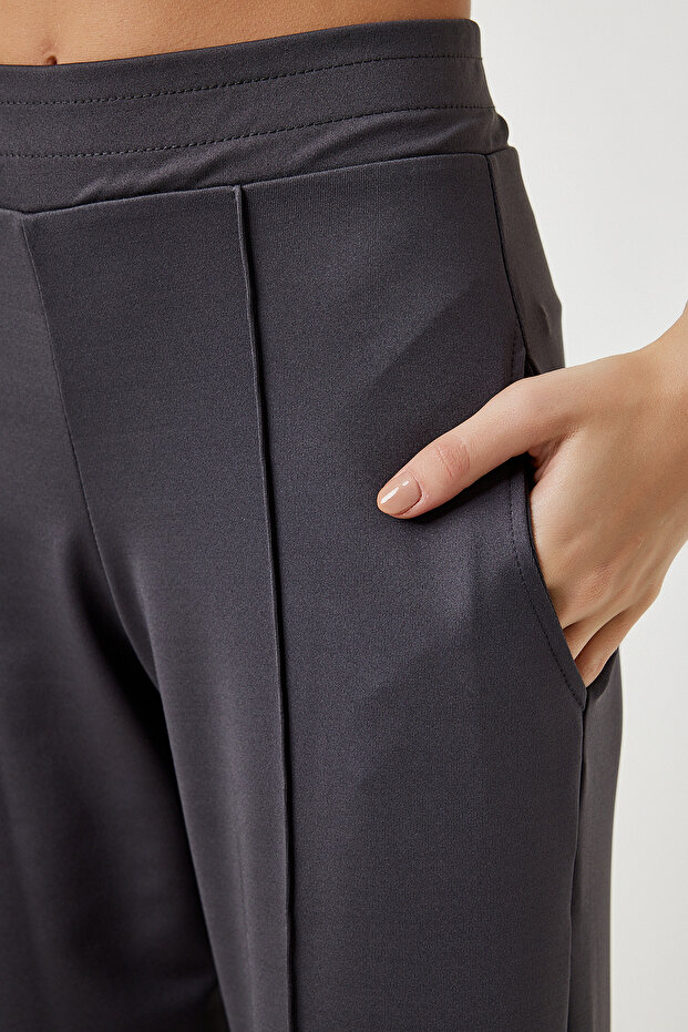 İp Askılı Midi Triko Elbise - 6