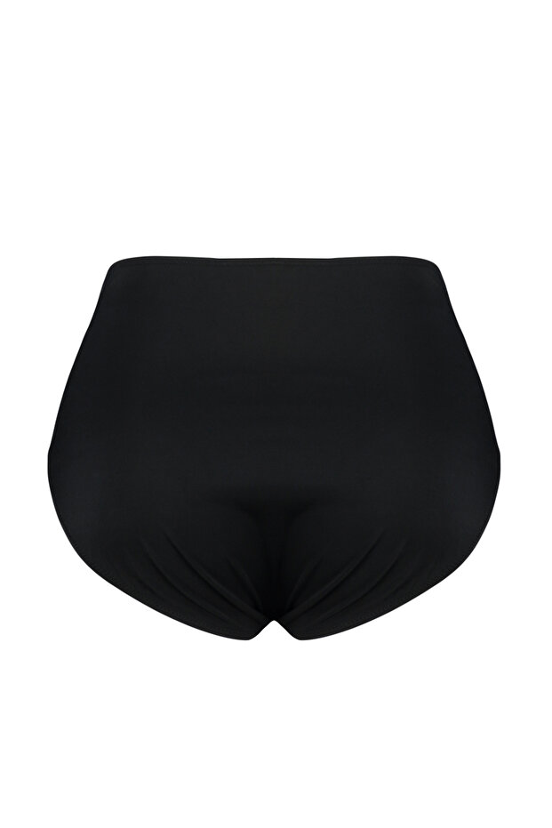 Siyah Yüksek Bel Büyük Beden Bikini Altı TBBSS24CR00000 - 9